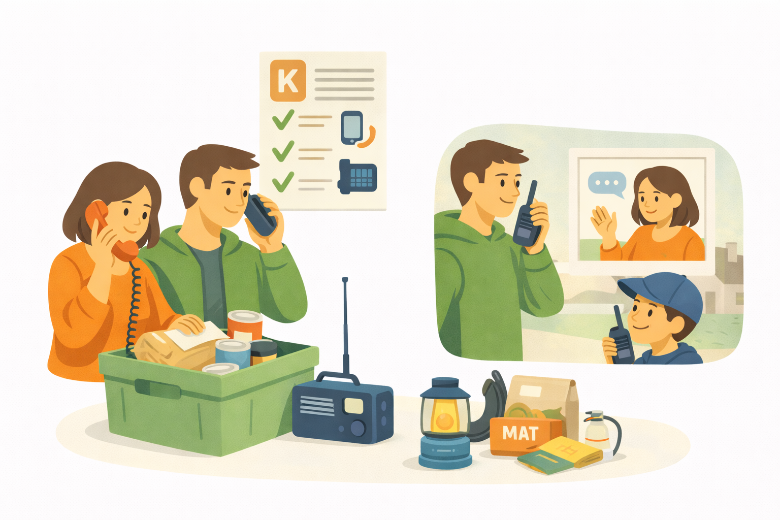 K i Hemskt Vis: Kommunikation